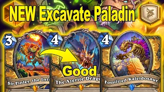 NEW Excavate Paladin Deck That's Actually BROKEN! Mini-Set Showdown in the Badlands | Hearthstone