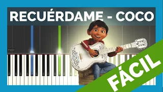 Recuérdame - COCO 🎹 [FACIL] - Piano Tutorial - Canciones Fáciles # 004