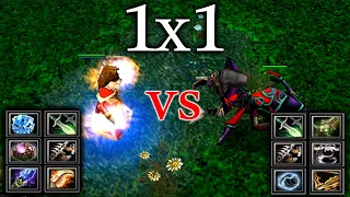 Lina The Slayer vs Weaver Nerubian Warrior | 25 Level Full items | WHO WILL BEAT?