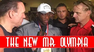SHAWN RHODEN MR OLYMPIA VICTORY INTERVIEW!