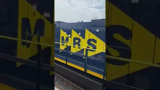 Vídeo inédito: Dupla de Locomotivas Solo da MRS formada pela Wabtec ES44ACi (Gevo) com EMD SD70LC