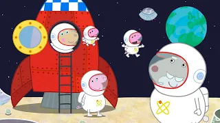 Peppa and Friends In SPACE! 🚀 🌕  Peppa Pig Tales Full Episodes