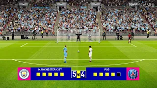 Manchester CIty vs PSG | Penalty Shootout UEFA Champions League | eFootball PES 2021 Gameplay PC