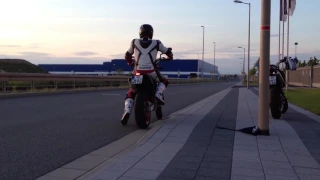 Brutal KTM smc r 690 akrapovic sound no DB killer