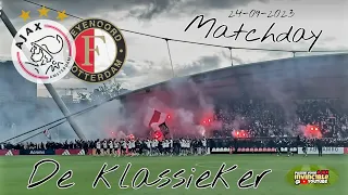 AFC AJAX 0-3 Feyenoord, de klassieker 24-09-2023 gestaakt! Chaos in Amsterdam!