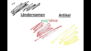 Артикли и предлоги с названием стран в немецком языке_Artikelgebrauch bei Ländernamen