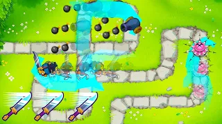 EVERY Tower Has SWORD RUSH?! (Crazy Mod in BTD 6)