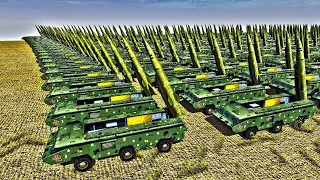 The new 300 Ukraine Massive Neptun-500 Tochka Ballistic Missile System attack russian vehicle convoy