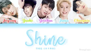TVXQ (동방신기) - Shine [Colour Coded Lyrics] (Kan/Rom/Eng)