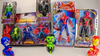 ASMR UNPACKING NEW SPIDER-MAN AND HIS FRIENDS TOYS | AVENGERS TOYS 2024