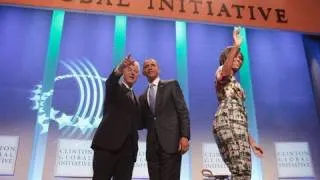 President Obama & the First Lady at Clinton Global Initiative