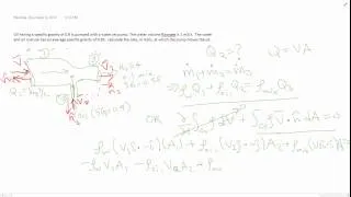 final exam review fluids conservation of mass