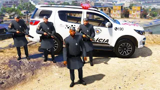 POLICIAMENTO OSTENSIVO NA FAVELA | GTA 5 VIDA POLICIAL