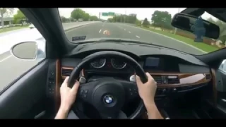 Bmw E60 M5 straight piped accelerations