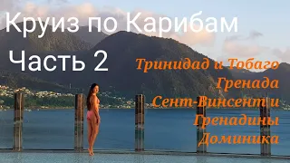 Круиз по Карибам. Часть 2- Карибские водопады. Тринидад и Тобаго, Гренада,Сент-Винсент, Доминика