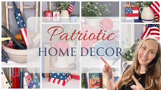 10 DIY Patriotic home decor using wood and thrifted items - DIY Americana home decor