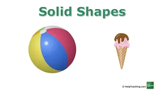 Flat and Solid Shapes | Math Lesson