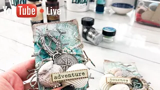 Let’s create together - Mixed Media live stream class with Cindy