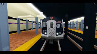 MTAoR driving a R160B E train to World Trade Center