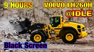 Diesel Engine Sound | Volvo LH260H | 8 Hours Black Screen | Sleep | ASMR