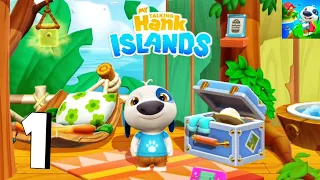 My Talking Hank: Islands Gameplay Walkthrough Part 1 - Full Screen (Android/iOS)