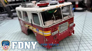 Build the FDNY Ladder 9 Fire Truck 1:24 Scale - Pack 3 - Stages 17-23
