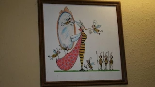 Beekeeping Artwork at Prokopovych Museum in Kiev Ukraine