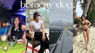 BORACAY VLOG • first day in bora 🏝 , hotel room tour, expenses 💸, & drunk night! 🍸