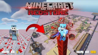 100 Hari di Minecraft Tapi FULL REDSTONE ONLY ⚡⚡!!!