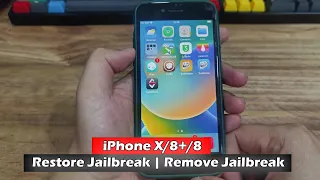 Palera1n |  Restore Jailbreak After Every Phone Reboot - Remove Jailbreak iPhone X/8+/8