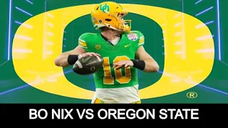 Bo Nix vs Oregon State | 2024 NFL Draft Film |