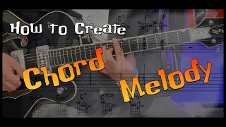 How to create a SIMPLE Chord Melody Guitar Solo. With TABs