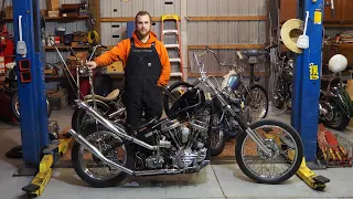 Toms 1954 FL 84” PANHEAD CHOPPER