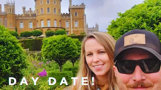 AMERICANS in ENGLAND - DRIVING  | CASTLE  & GARDEN TOUR (Special Stop)
