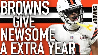 BROWNS GIVE NEWSOME 5th YEAR OPTION & SIGN A VET CENTER