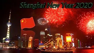 Happy New Year celebration 2020 in Shanghai (China).