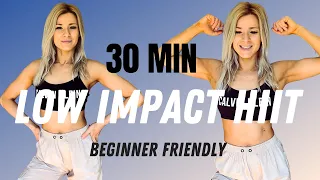 30 MIN LOW IMPACT HIIT Workout ALL STANDING ( NO JUMPING ) No Repeat Beginner Friendly At Home