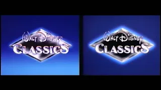 Walt Disney Classics Logo Comparison (VHS Version)