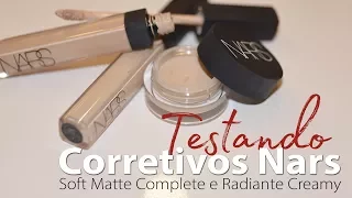 Comparando os corretivos da Nars | Soft Matte e Radiant Creamy Concealer