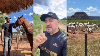 CHARLLES MOSTRA SUA FAZENDA E VISITA AMIGOS