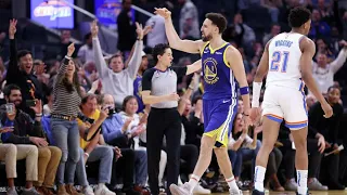 Warriors Beat Thunder Klay Thompson Scores 42 Points And 12 Three Pointers Warriors Postgame!!