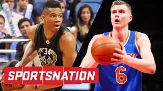 Kristaps Porzingis or Giannis Antetokounmpo: Who's scarier to face? | SportsNation | ESPN