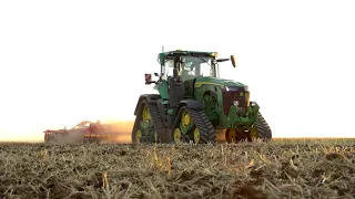 John Deere 8RX 410+ Väderstad TopDown 500- Undermining 2022