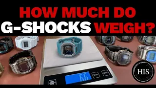 How Much Do G-Shocks & AliExpress Kits Weigh? ⚖️