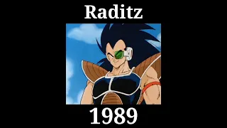 Evolution of Raditz#short#dbz