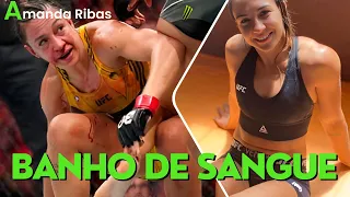 ASSISTA O NOCAUTE BRUTAL DE UMA LUTA BANHADA EM SANGUE: AMANDA RIBAS EM SEU DESAFIO MAIS IMPACTANTE