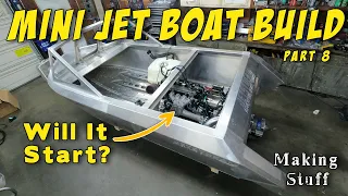 Firing Up the Supercharged Mini Jet Boat for the First Time!