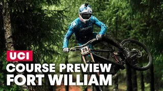 Fort William Water Run! Gee Atherton DH Course Preview | UCI MTB World Cup 2019