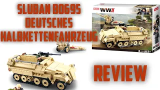 Sluban B0695 - Deutsches Halbkettenfahrzeug /Review [German]