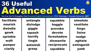 36 Useful ADVANCED VERBS in English To Strengthen Your Everyday English Vocabulary